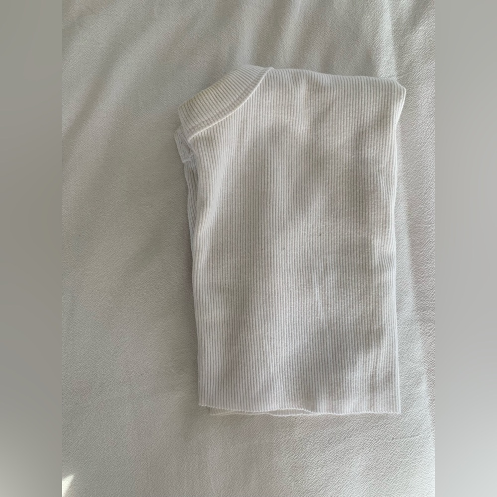 White Ribbed Tank - Picture 5 of 5
